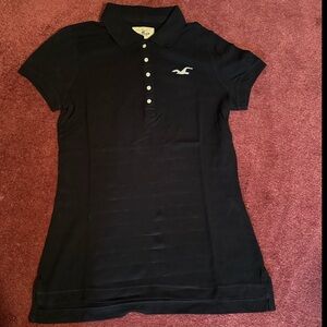Hollister Black Polo Shirt